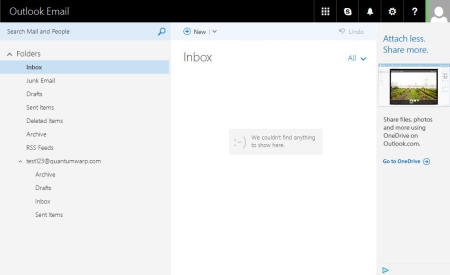 Outlook.com - IMAP separate folders