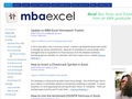 http://www.mbaexcel.com/